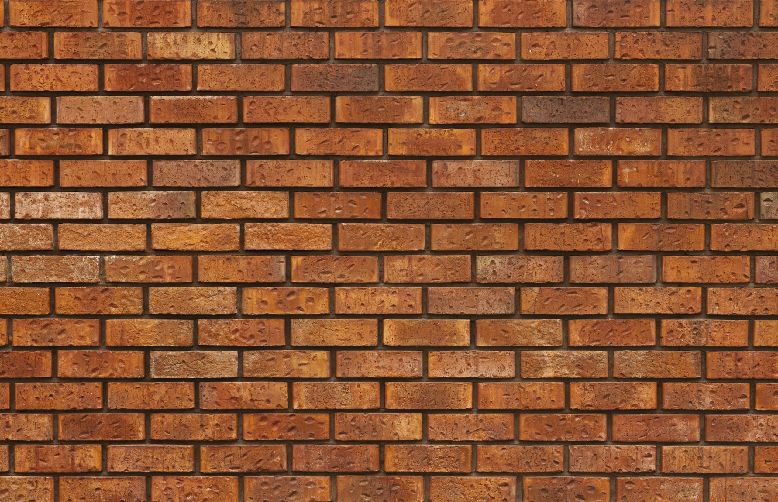 Brick walls will need tuckpointing after time